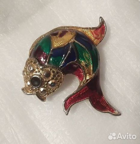Винтажные броши - Рыбки, Франция, 60-70 е гг Винтажные броши - Рыбки, Франция, 60-70 е гг