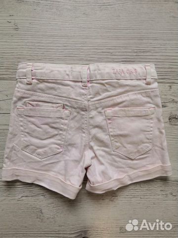 Шорты для девочки розовые джинс. Zara Kids р.116 Шорты для девочки розовые джинс. Zara Kids р.116