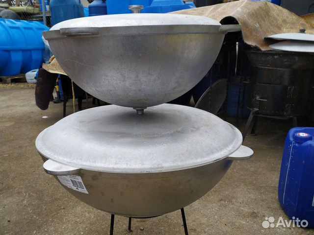 Казан алюминиевый от 3.5 до 110л