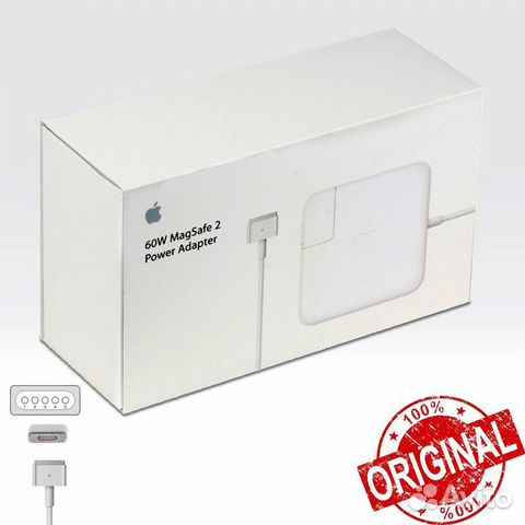 Блок питания Magsafe 2 60w на Макбук / Оригинал