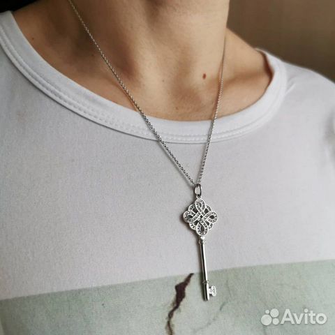Подвеска ключ кулон Тиффани knot Подвеска ключ кулон Тиффани knot