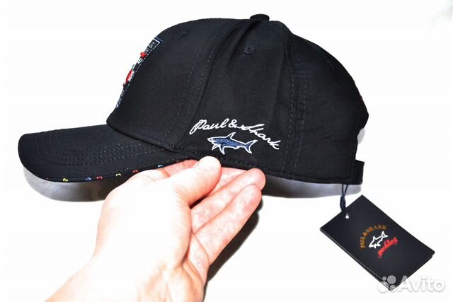 Кепка / бейсболка / Paul Shark / новая (черная)