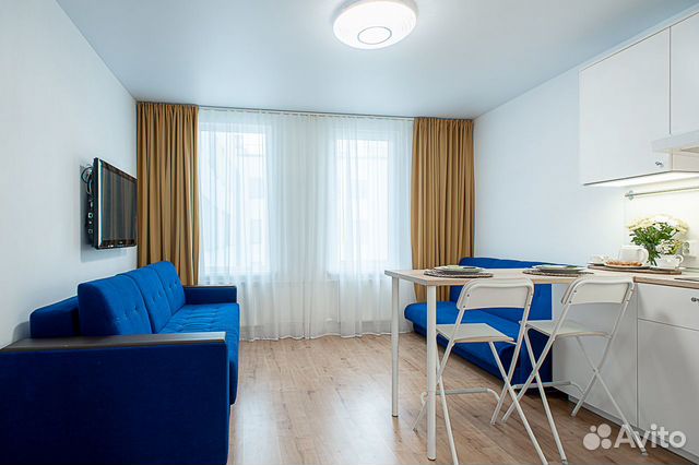 

Квартира-студия, 30 м², 2 кровати