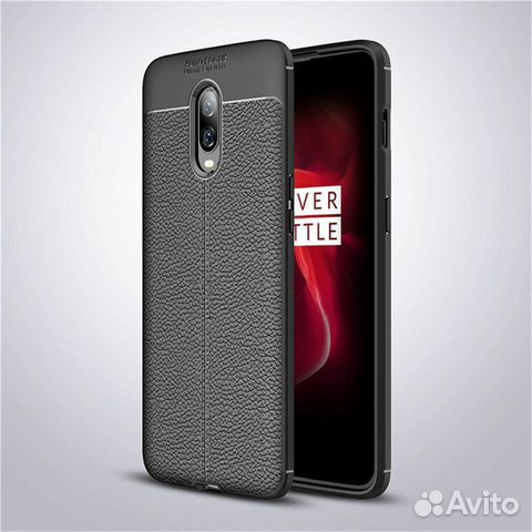 Чехол Litchi Grain для OnePlus 6T (черный) Чехол Litchi Grain для OnePlus 6T (черный)