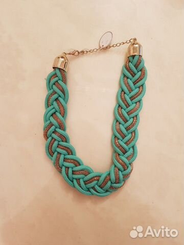 Браслет + колье косичка Браслет + колье косичка