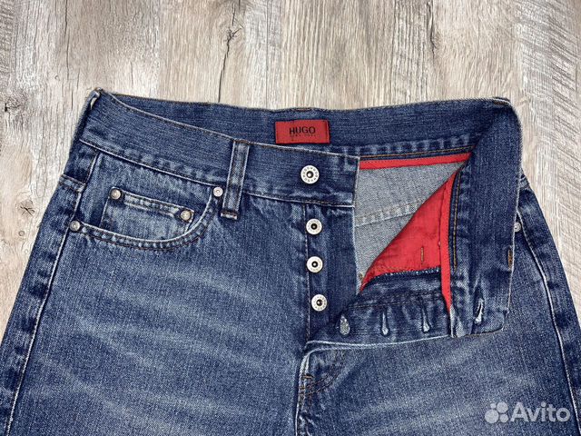 Мужские плотные синие джинсы Hugo Boss линия Hugo Мужские плотные синие джинсы Hugo Boss линия Hugo