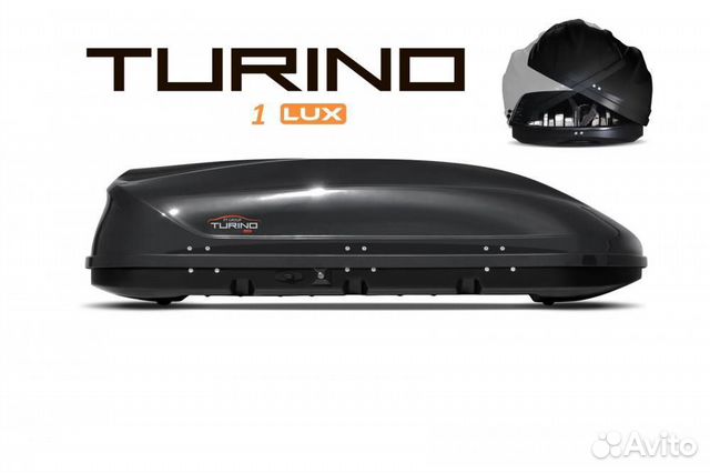 Автобокс на крышу Черный Turino 1 LUX (410 л) Аэро Автобокс на крышу Черный Turino 1 LUX (410 л) Аэро