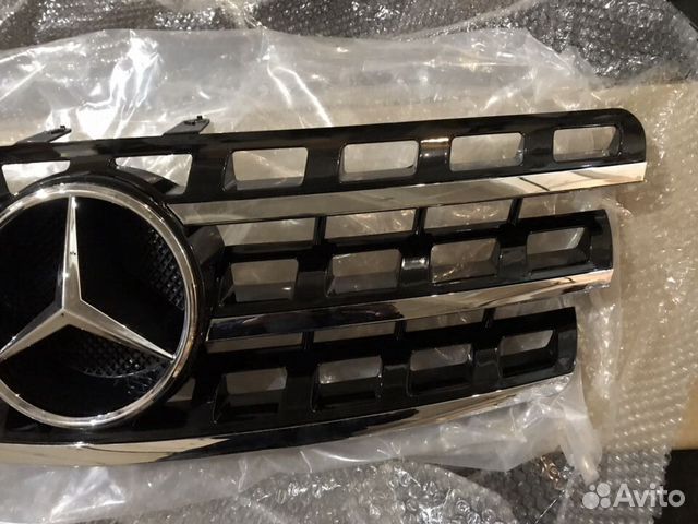 Решетка радиатора Mercedes w164 ML рестайлинг черн Решетка радиатора Mercedes w164 ML рестайлинг черн