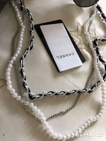Очки Chanel авиация на цепочках новые