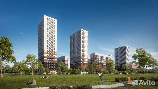 2-к квартира, 56.7 м², 30/33 эт. 2-к квартира, 56.7 м², 30/33 эт.