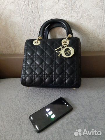 Сумка чёрная dior