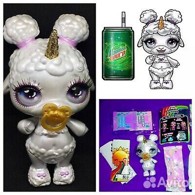 Овечка Fleece Poopsie sparkly critters ориги