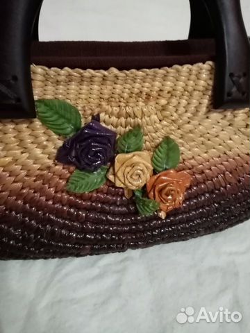 Сумка из ротанга