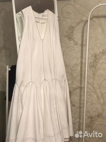 Свободное белое платье миди ASOS white