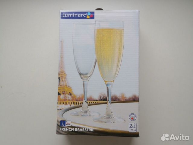 Бокал для шампанского 2 шт Luminarc новое Бокал для шампанского 2 шт Luminarc новое