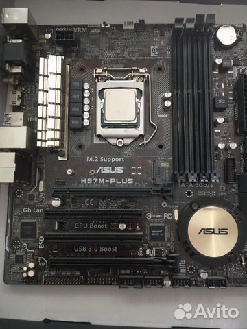 Материнская плата Asus h97m-plus Материнская плата Asus h97m-plus