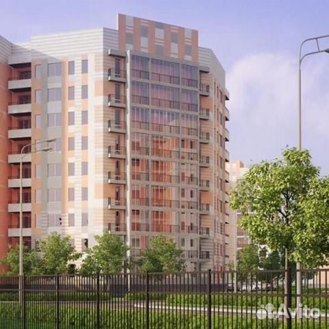 1-к квартира, 43 м², 4/9 эт.