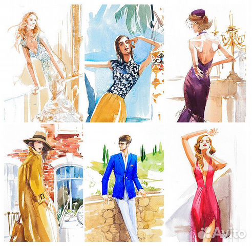 Вероника Калачева - «Fashion-иллюстрация» (40ур) Вероника Калачева - «Fashion-иллюстрация» (40ур)