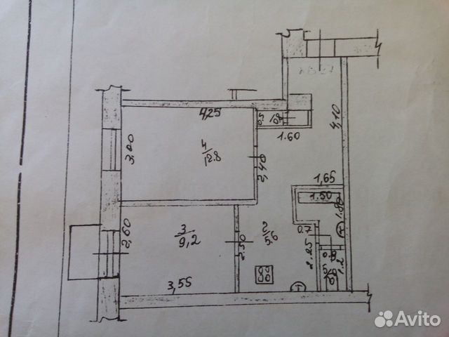 2-к квартира, 40.3 м², 2/4 эт. 2-к квартира, 40.3 м², 2/4 эт.