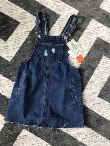 Новый джинсовый сарафан pull bear Новый джинсовый сарафан pull bear