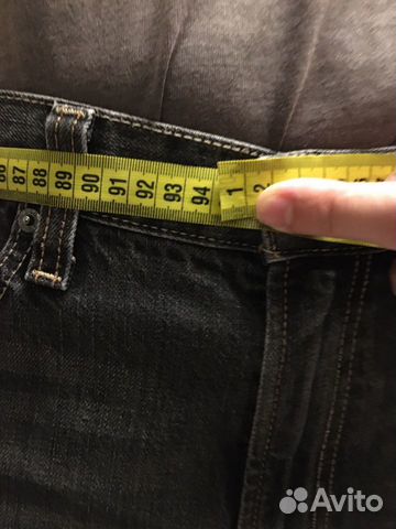 Джинсы Levi’s 505 straight fit чёрного цвета, 34*3