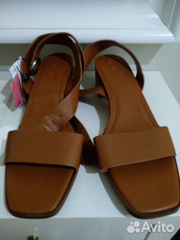 Босоножки женские Mango, р41, новые, натуральная к