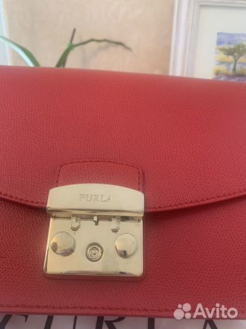 Сумка furla красная оригинал б/у Сумка furla красная оригинал б/у