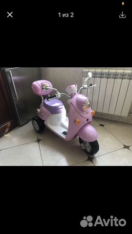 Мотоцикл для девочки