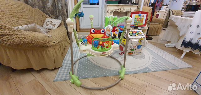 Прыгунок интерактивный, музыкальный Fisher Price