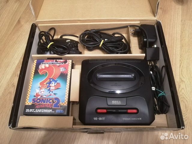 Sega Mega Drive II полный комплект