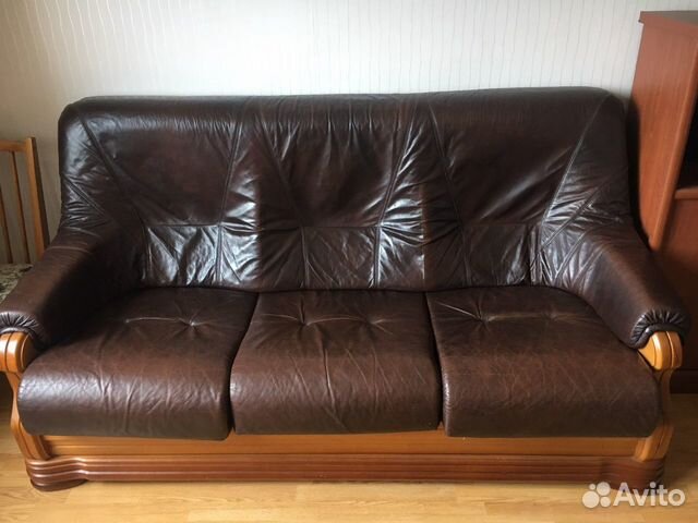 Комплект кожаной мебели
