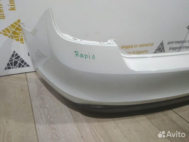Бампер задний бу Skoda Rapid OEM 60U807421B
