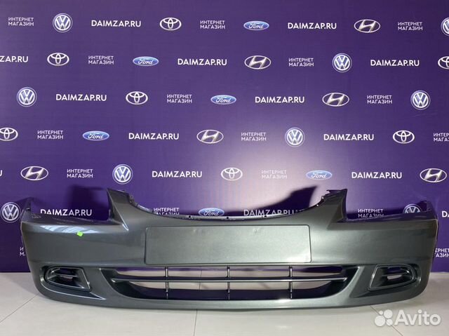 Бампер Передний Hyundai Accent Серый замок