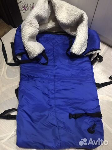 Тёплый конверт для санок