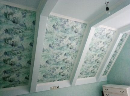 Поклейка обоев. Профессионально. С гарантией