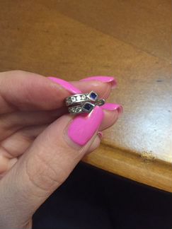 Серебряный сережки