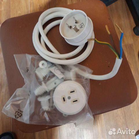Вилка + розетка+кабель для эл.плиты