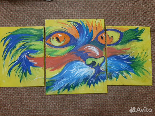 Картина мод. (акр.на хол.) 2 шт. 30*40, 1шт.40*50