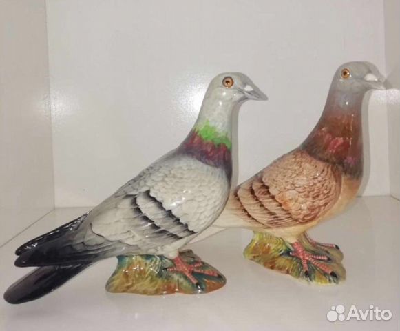 Фарфоровая статуэтка почтовый Голубь Англия