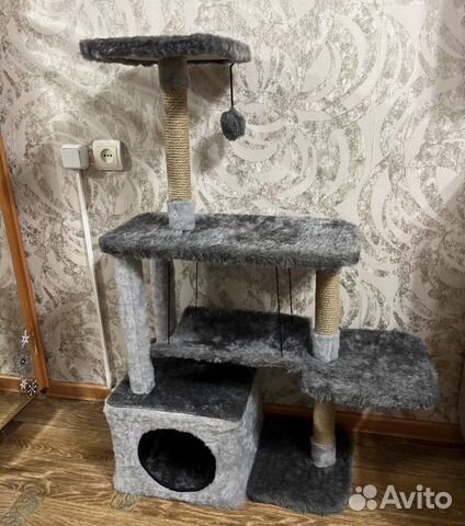 Домик для кошки с когтеточкой