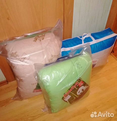 Одеяла, подушки, постельное. Пледы. Новое