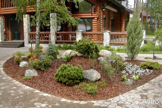 Кора сосны и лиственницы мульча