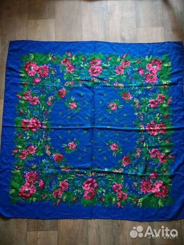 Павлопасадский платок 100 шерсть