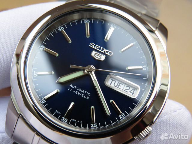 Часы Seiko (Сейко) 5 Blue Dial. Automatic