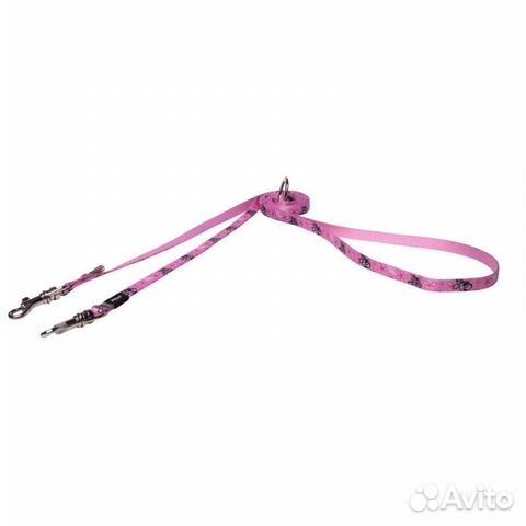 Rogz поводок-перестежка для щенков, розовый