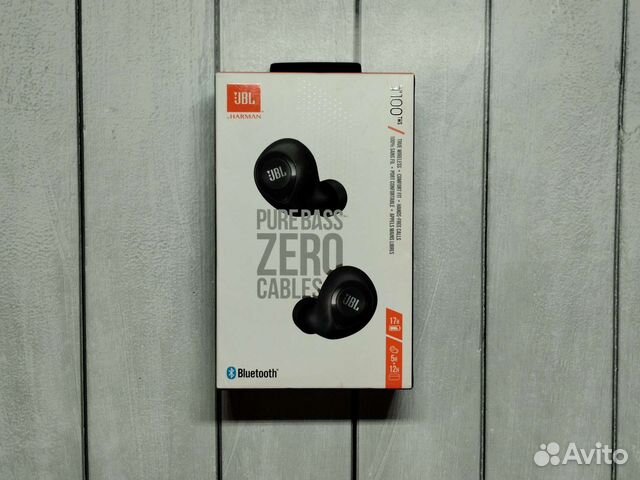 Коробка пустая от беспроводных наушников jbl