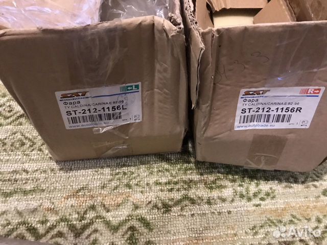 Фара левая тойота калдина