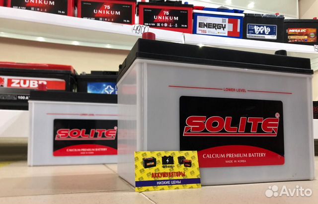 Аккумулятор Solite Asia (Южная Корея) 95 Ач 750А