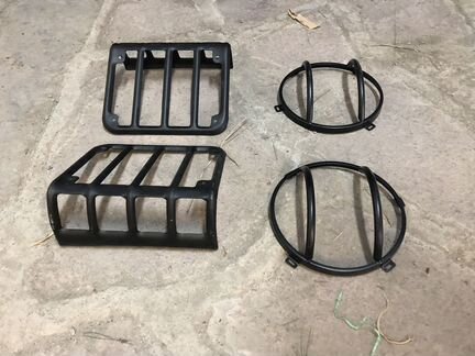 Защита фар и задних фонарей jeep wrangler jk