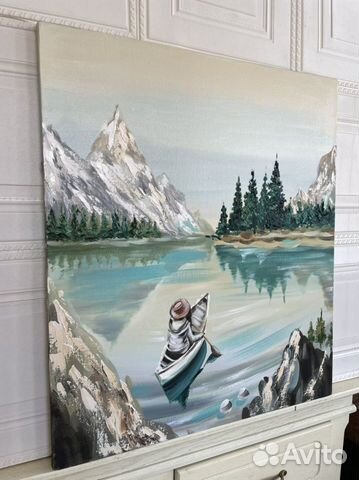 Картина маслом «Лодочник»